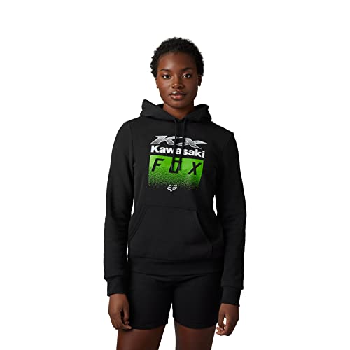 Fox Racing Damen Fox X Kawi Pullover Fuchs x Khaki Fleece Hoodie, Schwarz, X-Small von Fox Racing