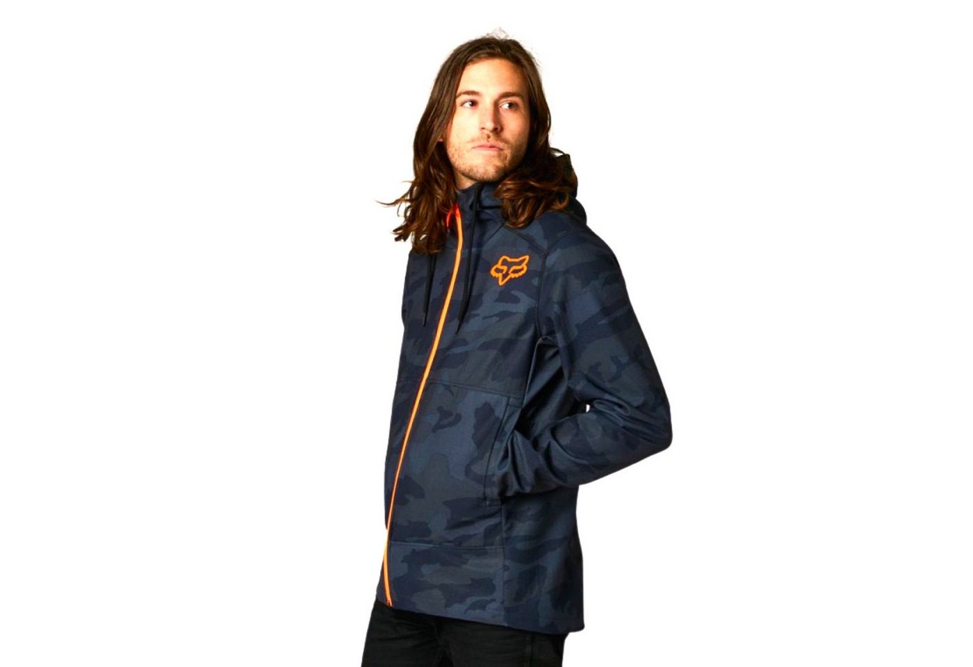 Fox Racing Freizeitanzug Fox Pit Softshell Kapuzenjacke Schwarz/Camo M von Fox Racing