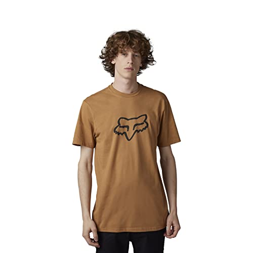 Fox Racing Herren, kurzärmelig Legacy Fox Head T-Shirt mit kurzen Ärmeln, Cognac, XX-Large von Fox Racing