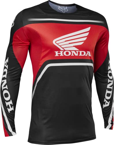 Fox Racing Herren Flexair Honda Motocross Trikot Jersey, Rot/Schwarz/Weiß, Large von Fox Racing