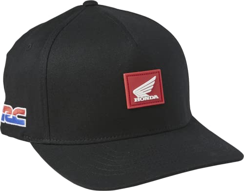 Fox Racing Herren Honda Flexfit Hat Mütze, Schwarz, L-XL von Fox Racing