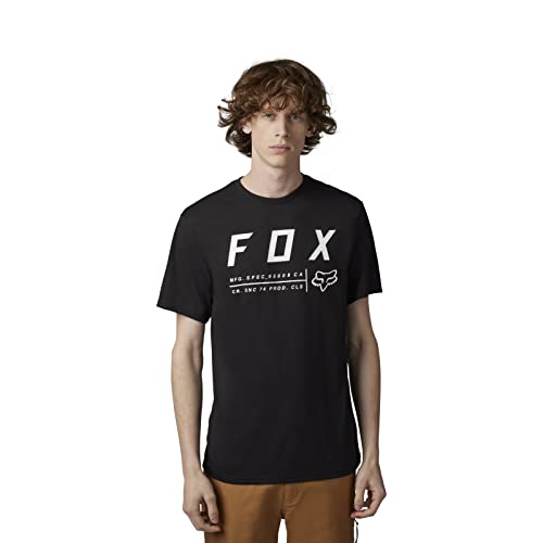 Fox Racing Herren Kurzärmliges Tech-T-Shirt, Schwarz, Small von Fox Racing