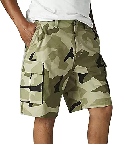 Fox Racing Herren Slambozo 2.0 Cargo-Shorts, Grün Camo 2, 32 von Fox Racing