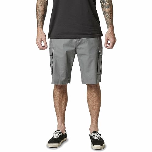 Fox Racing Herren Slambozo Cargo 2.0 Shorts, Zinnfarben, 31 von Fox Racing