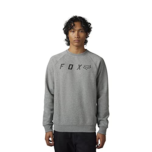 Fox Racing Herren Standard Absolute Crew Fleece Sweatshirt, Heather Graphit, Größe S von Fox Racing