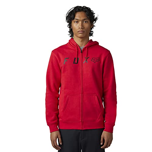 Fox Racing Herren Standard Absolute Zip Fleece Kapuzenpullover, Feuerrot, Größe XXL von Fox Racing