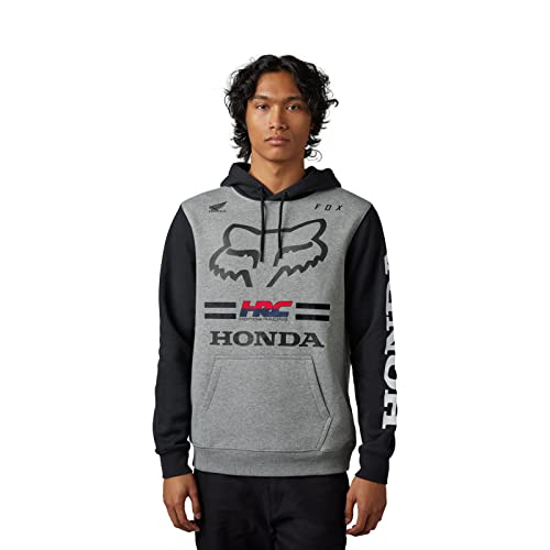 Fox Racing Herren X Fox Honda Pullover Fleece Hoodie, Graphitgrau meliert, Medium von Fox Racing