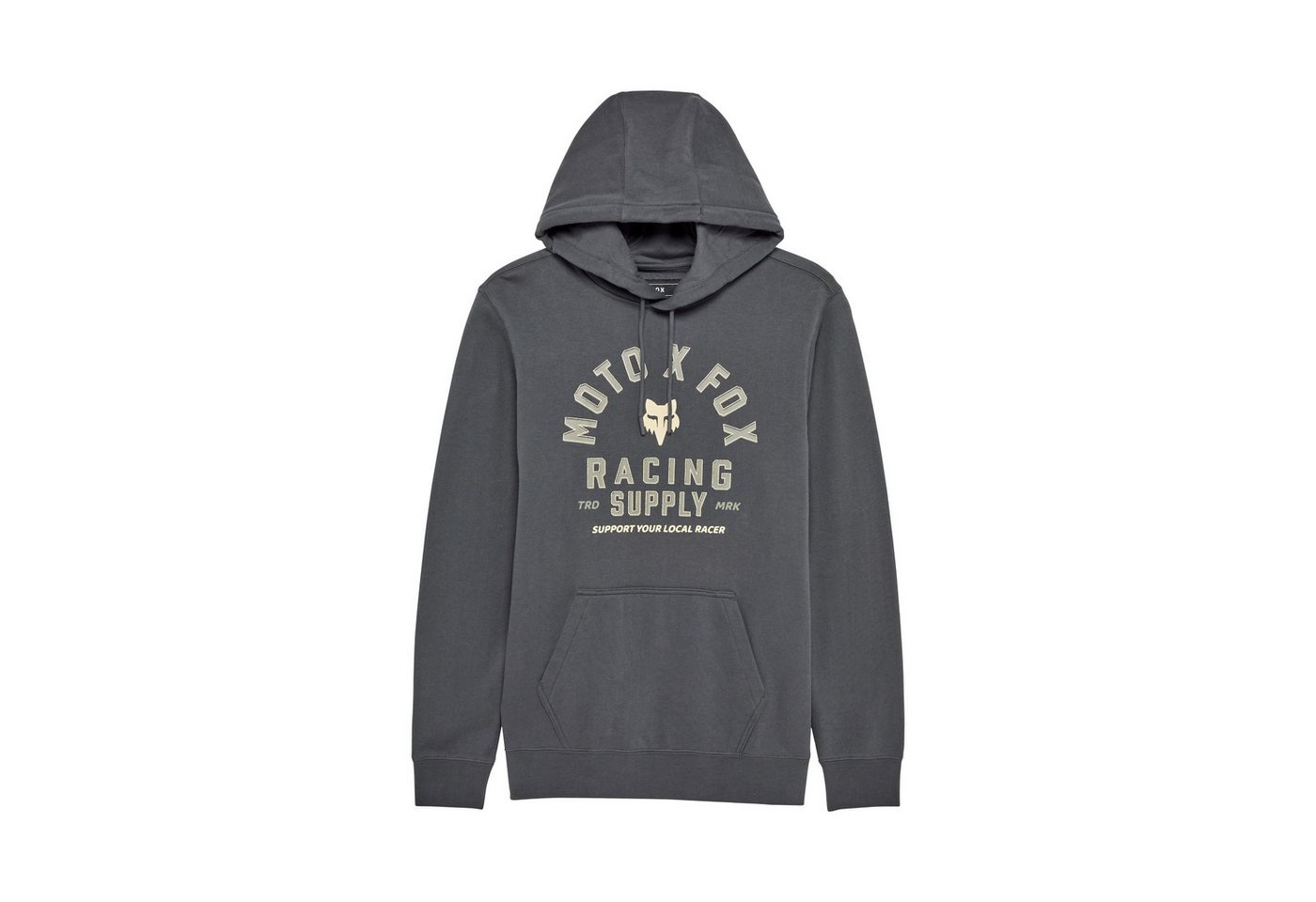 Fox Racing Hoodie Fox Local Racer Pullover Hoodie Grau von Fox Racing