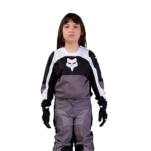 Fox Racing Jungen Jugend 180 Nitro Motocross Trikot, Schwarz/Grau, L von Fox Racing
