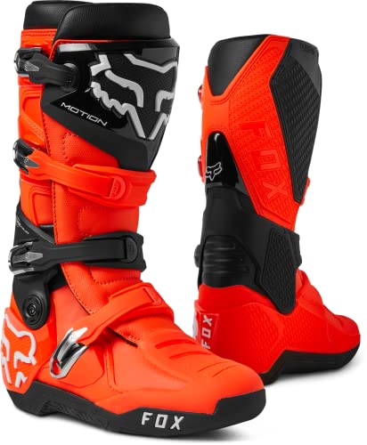 Fox Racing Motion Motocross-Stiefel, Flo Orange, 43 von Fox Racing