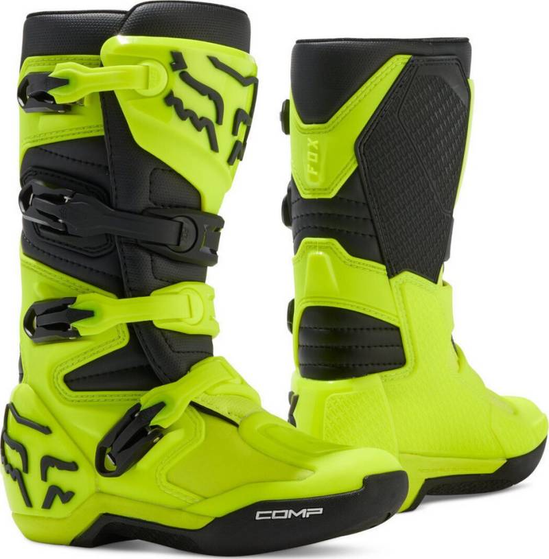 Fox Racing Motorradhandschuhe Comp 2023 Jugend Motocross Stiefel wechselbare Sohlen von Fox Racing