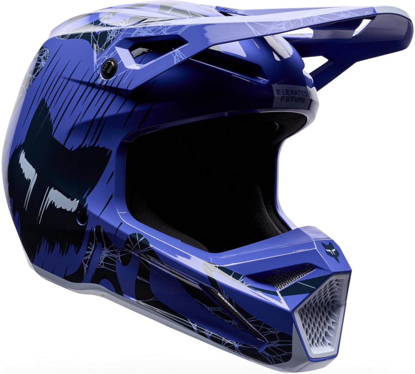Fox Racing Motorradhandschuhe V1 Diffuse Special Edition Jugend Motocross Helm robust Visier von Fox Racing