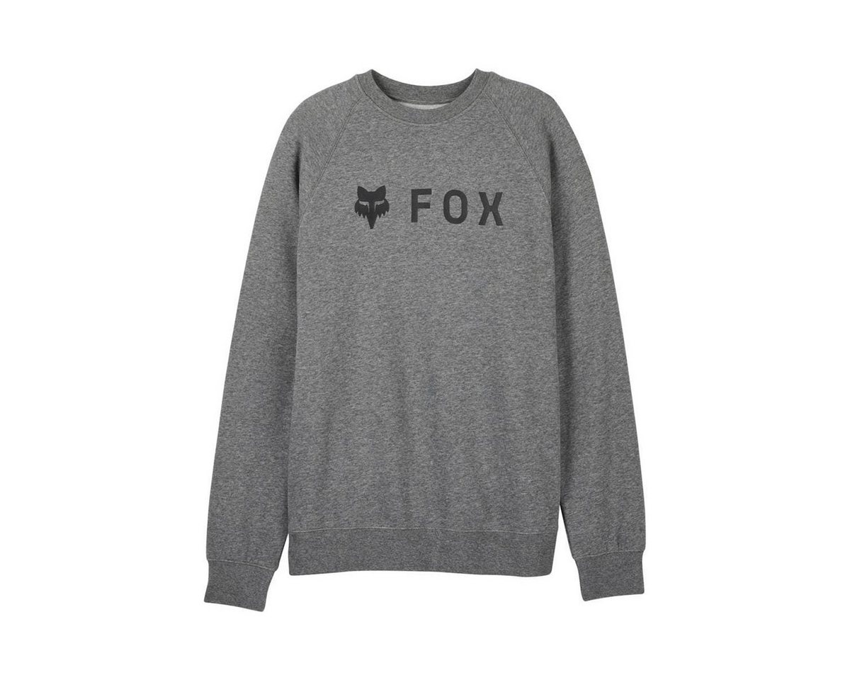 Fox Racing Sweater Pullover Fox Racing Absolute Fleece Crew - Heather Graphite 2X von Fox Racing