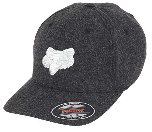 Fox Racing Unisex Transposition Flexfit HAT (Small/Medium Black/Grey) Baseballkappe, schwarz/grau, S-M von Fox Racing