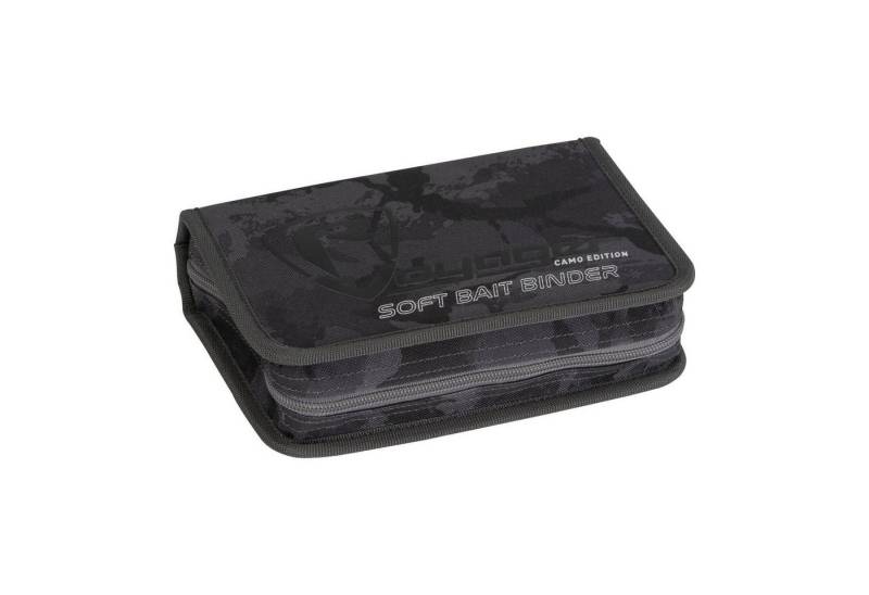 Fox Rage Dokumententasche Fox Rage Voyager Camo Soft Bait Binder Gummiködertasche, Ordnungssystem in Form eines Ringbuches, Hochrobuste Camo-Tarnreißverschlüsse von Fox Rage
