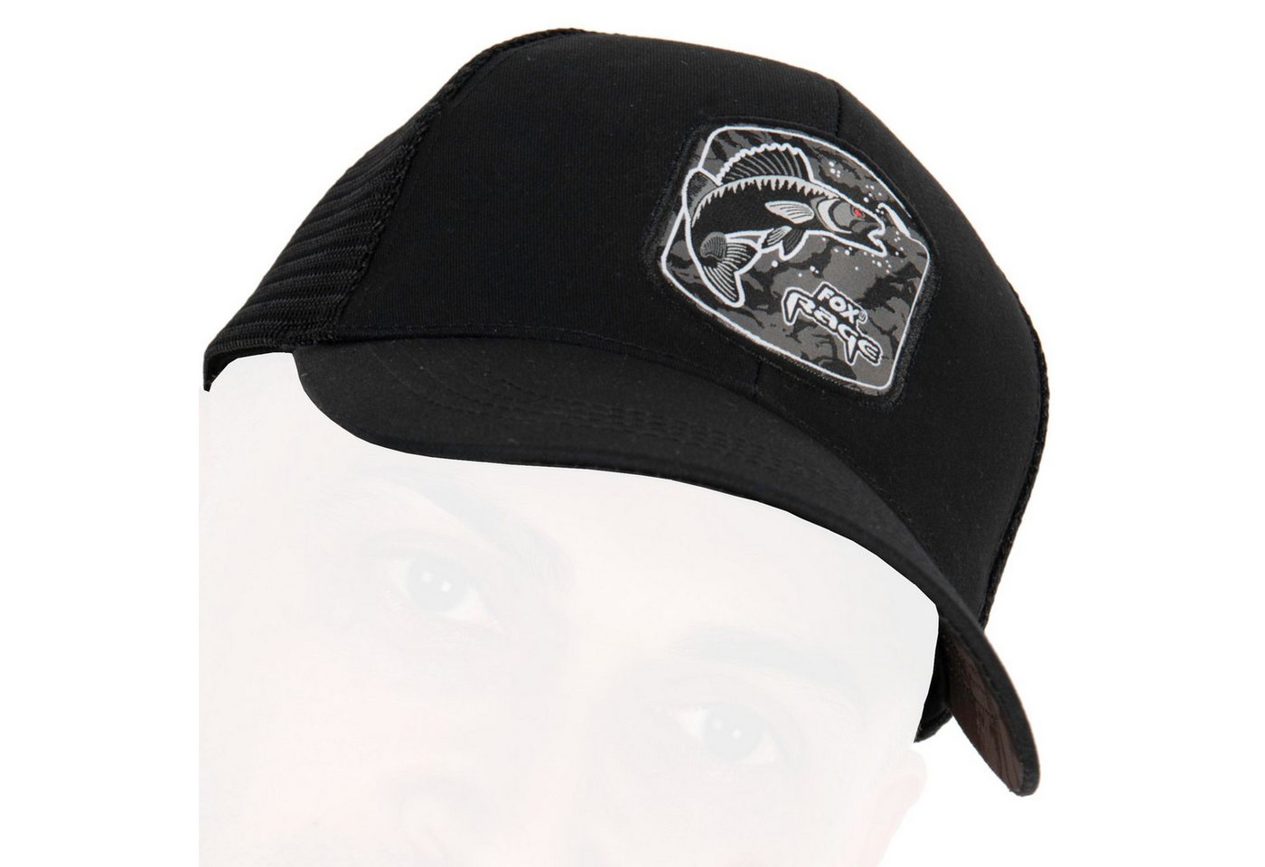 Fox Rage Trucker Cap Fox Rage Limited Edition Black Zander Trucker Cap - Angelcap von Fox Rage