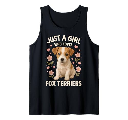 Nur EIN Mädchen, das Fox Terrier liebt Tank Top Nur EIN Mädchen, das Fox Terrier liebt Tank Top von Fox Terrier Dog