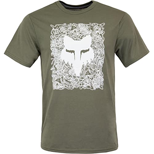 Fox Auxlry Tech T-Shirt Herren (Olive Green, L) von Fox