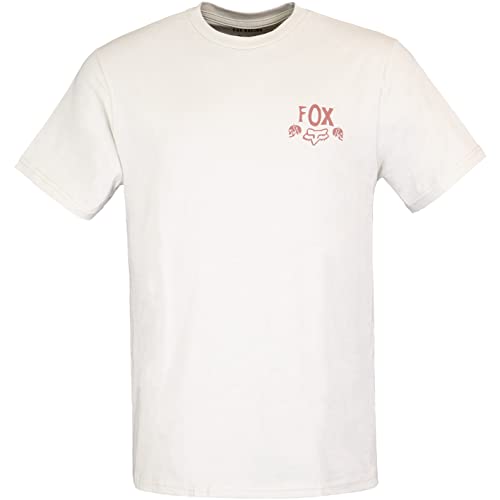 Fox No Contest T-Shirt Herren (XL, Vintage White) von Fox