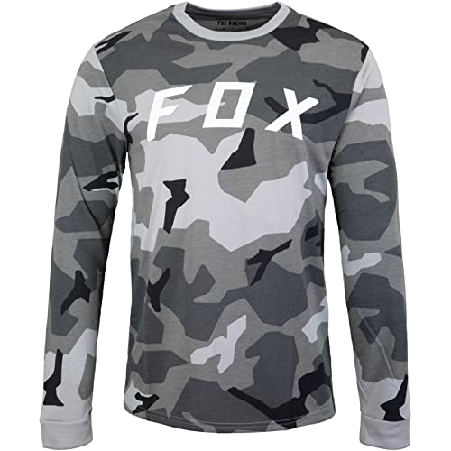 Fox Bnkr Tech Longsleeve Herren (Black camo, M) von Fox