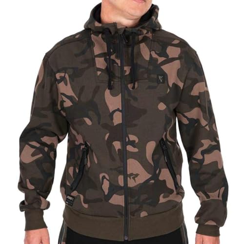 Fox Camo Full Zip Premium Hoodie - Angelpullover, Größe:XXXL von Fox