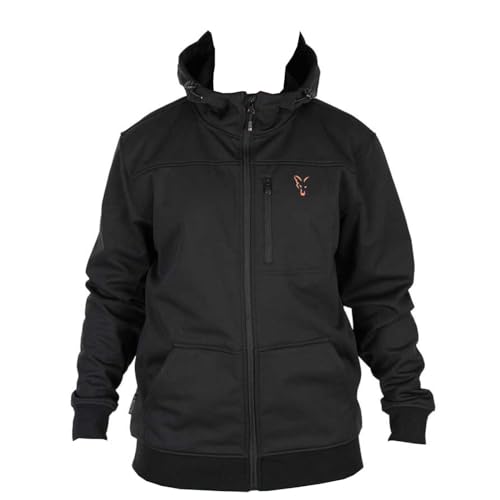 Fox Collection Soft Shell Jacket Black & Orange - Angeljacke, Größe:L von Fox