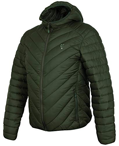 Fox Collection quilted Jacket Green / Silver - Angeljacke, Größe:S von Fox