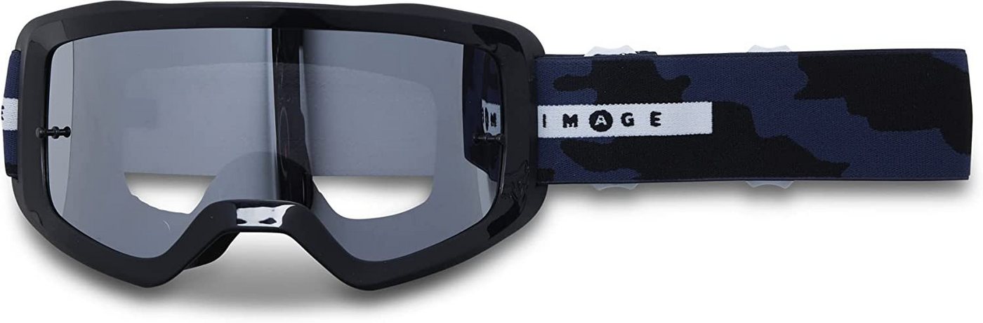 Fox Racing Motorradbrille Fox Main NUKLR Goggle Brille Spark Schwarz verspiegelt von Fox Racing