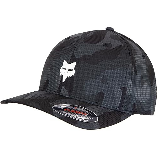 Fox Head Camo Tech Flexfit Cap (S/M, Black) von Fox