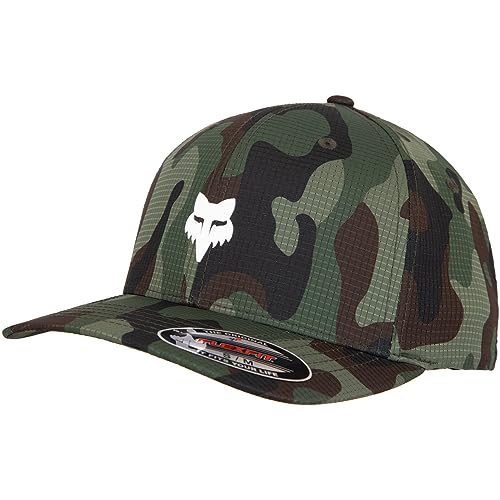 Fox Head Camo Tech Flexfit Cap (S/M, Green) von Fox