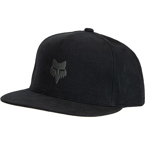 Fox Head Snapback Cap (one Size, Black/Charcoal) von Fox