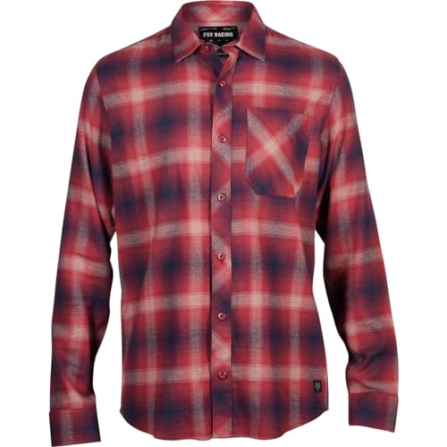 Fox Herren Survivalist Flannel Hemd, Scarlet, L von Fox