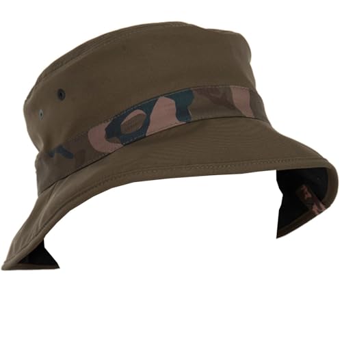 Fox Khaki Camo Boonie Hat - Angelhut, Hut für Angler, Anglerhut, Fischerhut von Fox