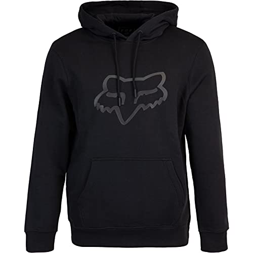 Fox Legacy Foxhead Hoody Herren (M, Black/Black) von Fox