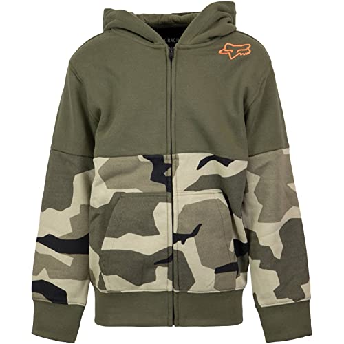 Fox Lindon Zip Hoody Kinder (134, Olive camo) von Fox