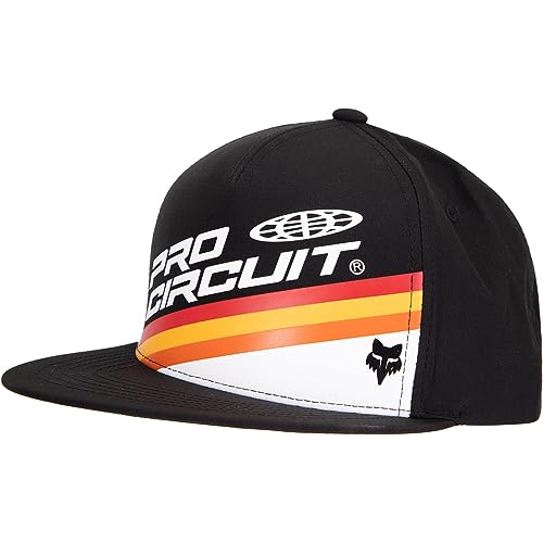 Fox Pro Circuit Snapback Cap (DE/NL/SE/PL, Alphanumerisch, Einheitsgröße, Black) von Fox