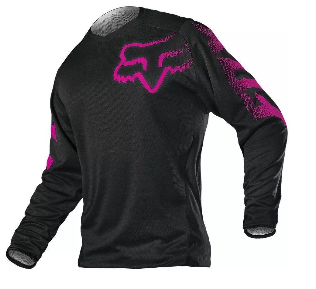 Fox Racing Motorradweste Fox Blackout Frauen-Jersey Schwarz/Pink S von Fox Racing