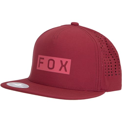 Fox Wordmark Tech Snapback Cap (one Size, Wine) von Fox