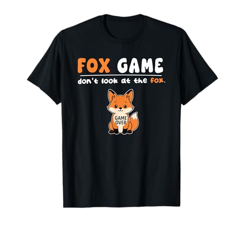 Lustiges Fuchs-Spiel "Don't Look Game Over" für Jungen Mädchen Kinder T-Shirt von FoxAxis1