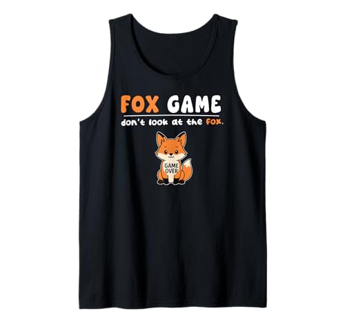Lustiges Fuchs-Spiel Don't Look Game Over für Jungen Mädchen Kinder Tank Top von FoxAxis1