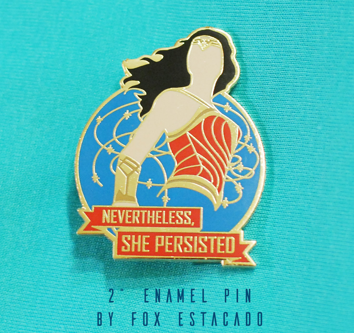 Trotzdem, She Persisted - Emaille Pin Trotzdem, She Persisted - Emaille Pin von FoxEstacado