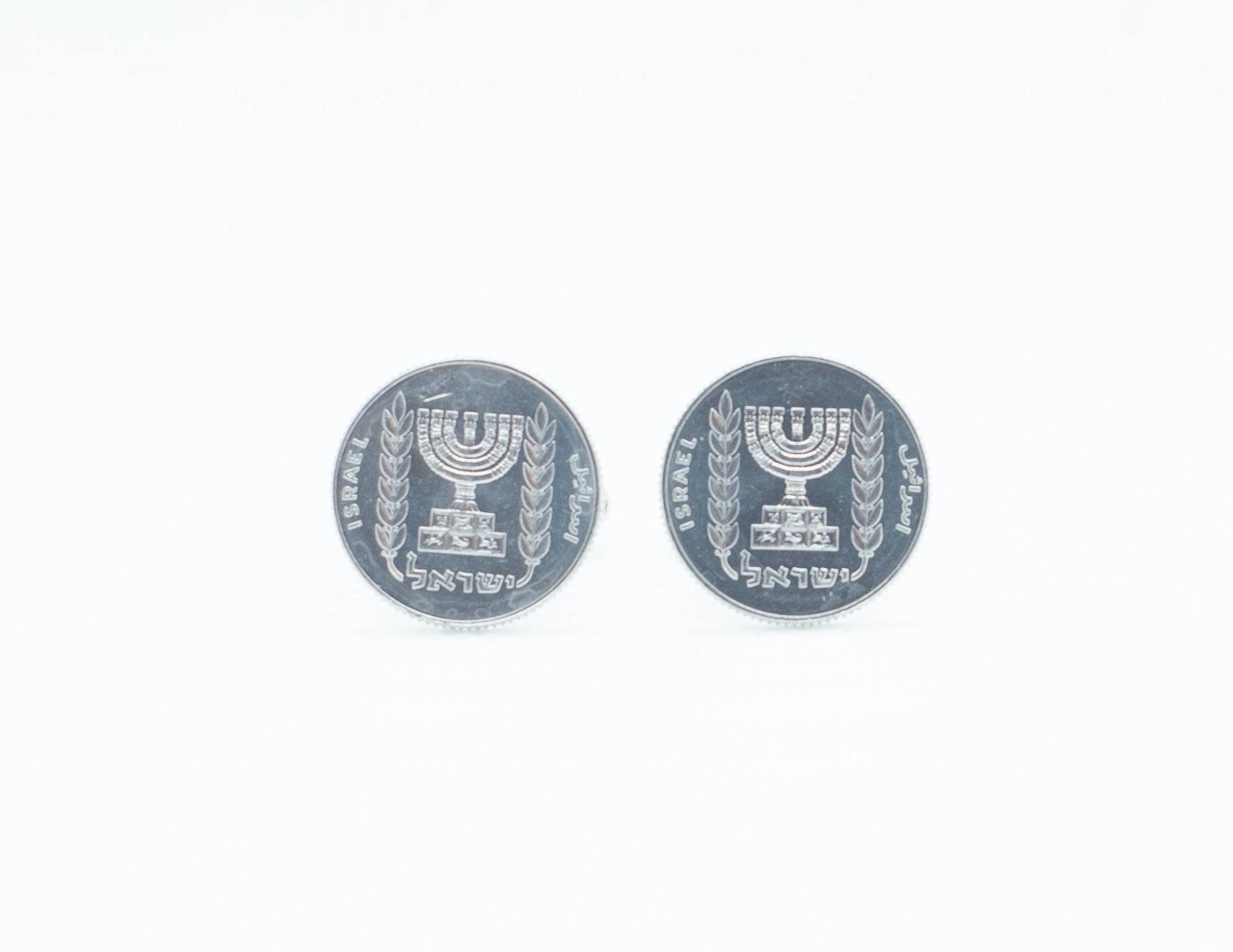 Münz-Manschettenknöpfe - Israel 5 New Agorot Münz-Manschettenknopf Münz-Manschettenknöpfe - Israel 5 New Agorot Münz-Manschettenknopf von FoxLinkDesign
