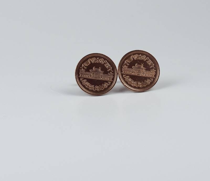 Münz-Manschettenknöpfe - Japan 10 Yen Coin Manschettenknopf von FoxLinkDesign