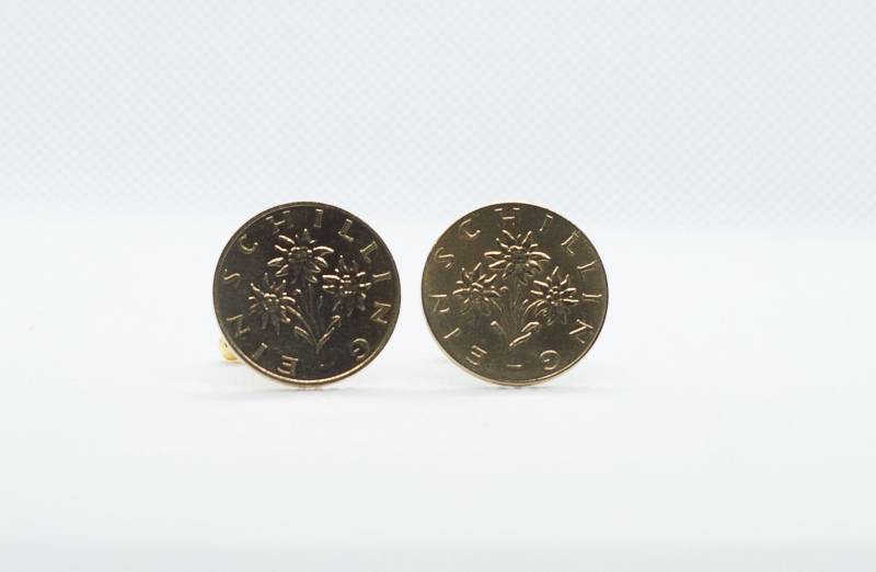 Münz-Manschettenknöpfe - Österreich, 1 Schilling Münz-Manschettenknopf, Einzigartige Geschenkidee, Geschenkidee Zur Hochzeit, Hochzeitsidee Für von FoxLinkDesign