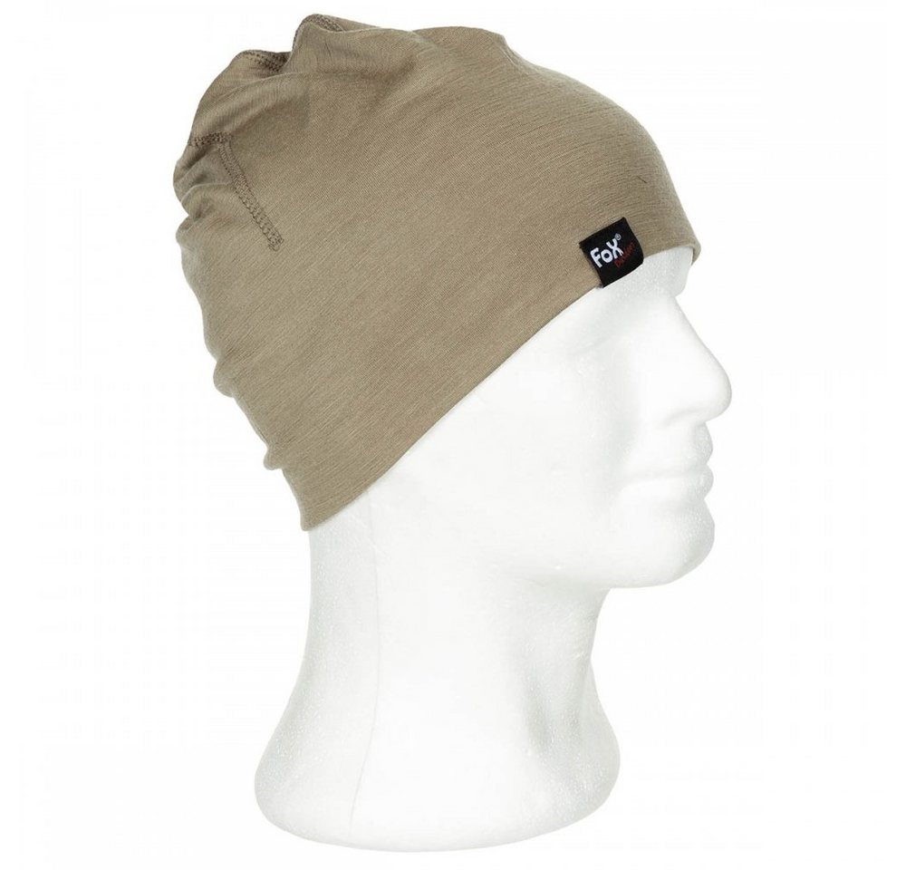 FoxOutdoor Beanie Fox Outdoor Beanie Merino Lite coyote tan von FoxOutdoor
