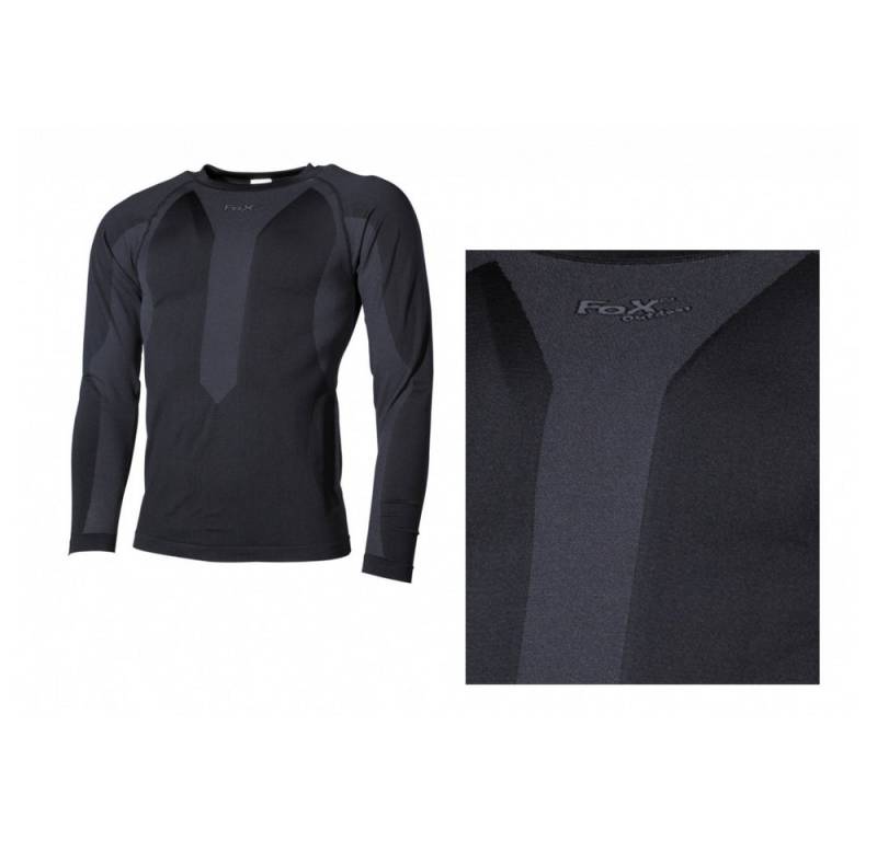 FoxOutdoor Thermounterhemd FoxOutdoor Thermo-Sport-Unterhemd langarm schwarz. von FoxOutdoor