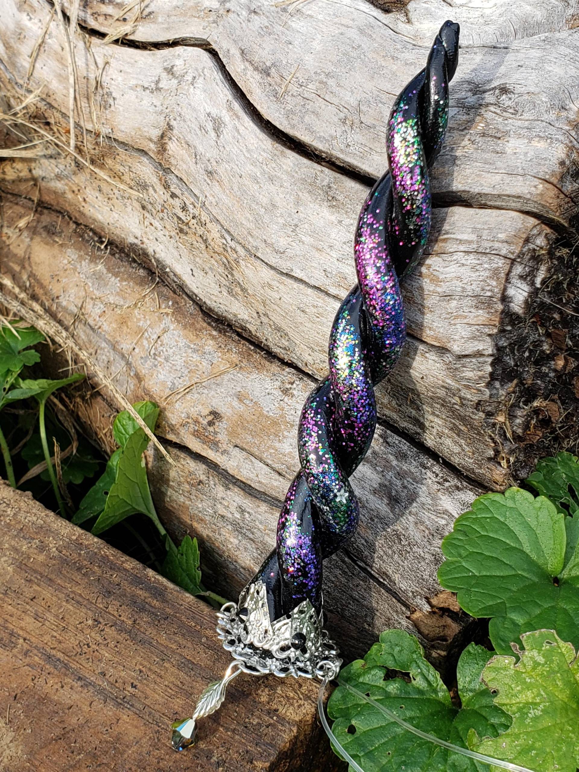 Nyssa | Galaxy Inspiriert Einhorn Horn Haarreif Nyssa | Galaxy Inspiriert Einhorn Horn Haarreif von FoxfireCustomDesigns