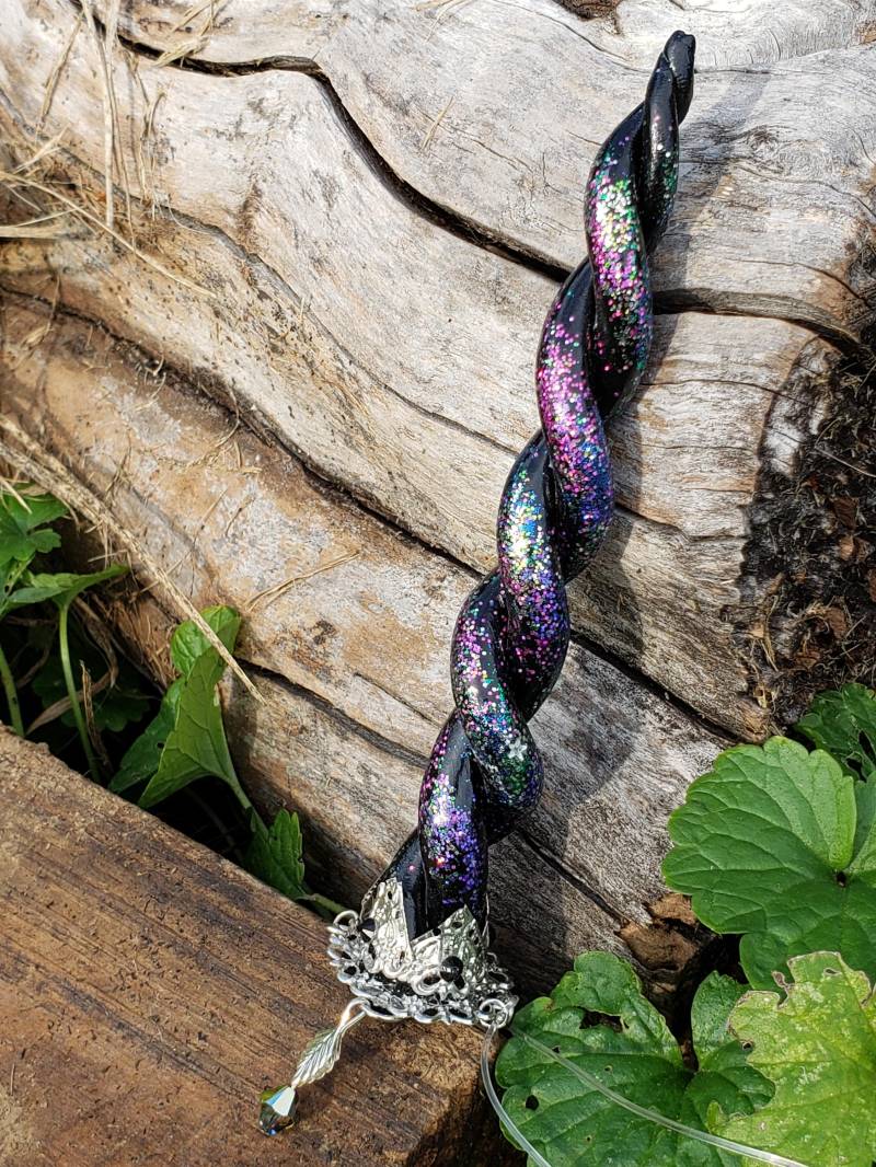 Nyssa | Galaxy Inspiriert Einhorn Horn Haarreif Nyssa | Galaxy Inspiriert Einhorn Horn Haarreif von FoxfireCustomDesigns