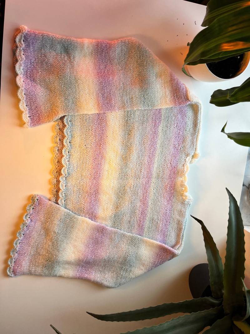 strickpullover in Weiß/Lila strickpullover in Weiß/Lila von FoxieKnitting
