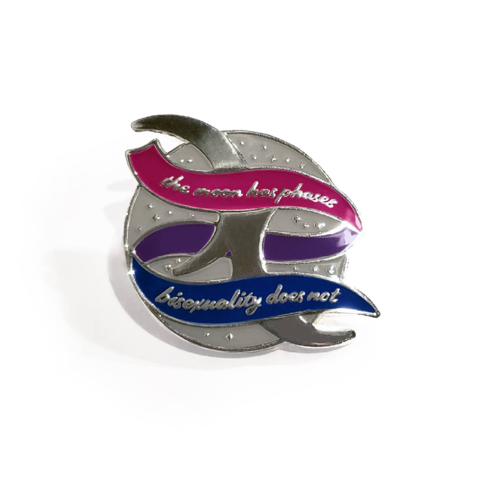 Der Mond Hat Phasen - Bi Pride Pin Der Mond Hat Phasen - Bi Pride Pin von FoxnBun